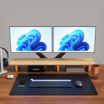 Aothia Dual Monitor Stand Riser for Office & Home