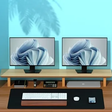 Aothia Dual Monitor Stand Riser for Office & Home