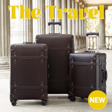 Stylish Vintage Luggage Set for Chic Travelers