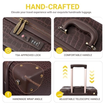Stylish Vintage Luggage Set for Chic Travelers