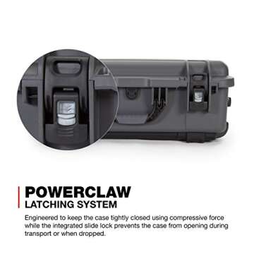 NANUK 935 Pro Photo Kit – Waterproof Travel Camera Hard Case with Padded Dividers and Wheels, 22” x 14” x 9” - Dustproof and Impact Resistant, Airline Carry-On Approved – Graphite