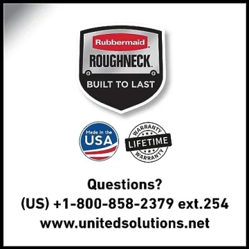 Durable Rubbermaid Roughneck Storage Totes 6 Pack