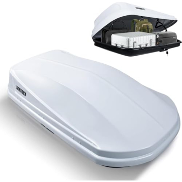 Nicemoods Cargo Box, Waterproof Exclusive Rooftop Cargo Carrier with Car Trunk Organizer, Heavy Duty...