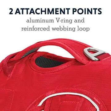 Ruffwear, Web Master, Multi-Use Support Dog Harness, Hiking and Trail Running, Service and Working, Everyday Wear, Red Currant, Small