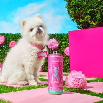 Alani Nu PINK SLUSH Sugar Free Low Calorie Energy Drinks | 200mg Caffeine | Paris Hilton x Alani Nu | Biotin B Vitamins | Zero Sugar | 15 Calories | 12 Fl Oz Cans | 12 Pack