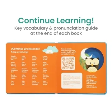 Bilingual Spanish Musical Book for Toddlers 1-3