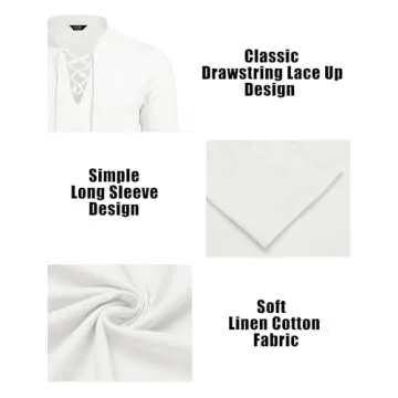 COOFANDY Men's 2 Pieces Beach Outfit Summer Cotton Linen Henley Shirt and Short Sleepwear Set