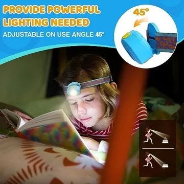 Everbrite Rechargeable Kids Headlamp with RGB Color Fun
