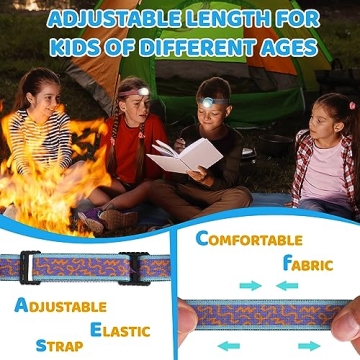 Everbrite Rechargeable Kids Headlamp with RGB Color Fun