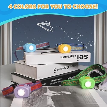 Everbrite Rechargeable Kids Headlamp with RGB Color Fun