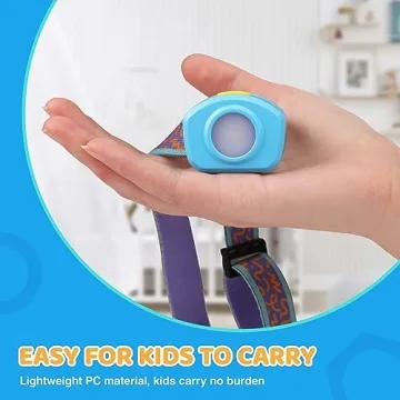 Everbrite Rechargeable Kids Headlamp with RGB Color Fun