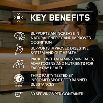 BARE PERFORMANCE NUTRITION Strong Greens Superfood Powder