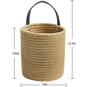 Goodpick Jute Hanging Basket Set - Functional Home Decor