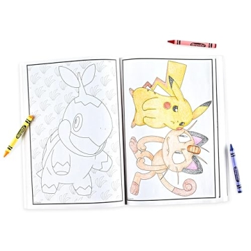 Creative Crayola Pokemon Coloring Book for Kids Ages 3-6