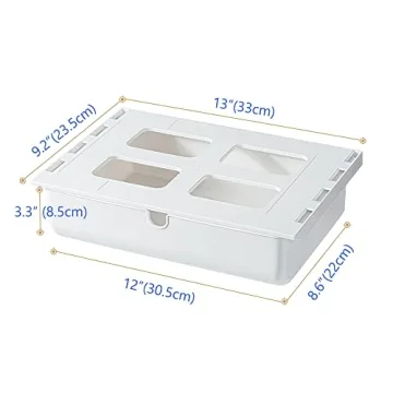 Poeland Under Desk Drawer Organizer - Clutter-Free Storage