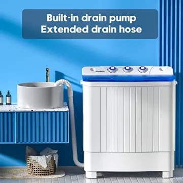 Auertech Portable Twin Tub Washer for Compact Spaces
