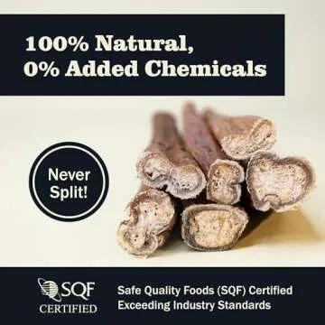 Redbarn Pet Products All Natural 5-8" Bully Sticks for Small & Large Dogs - Healthy Long Lasting Chews Variety Party Pack - 100% Beef Single Ingredient Low Odor Rawhide Free Dental Treats - 8 oz Bag