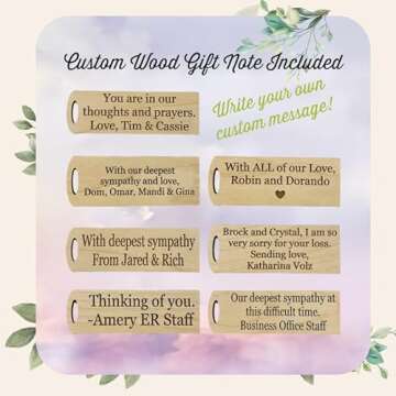 Memorial Wind Chime DIRECTLY Sent Gift Wind Chime Deep Tone 28 Inch In Sympathy Loss Silver in Memor...