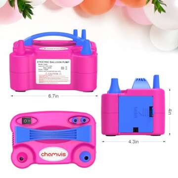 Chamvis Electric Balloon Pump for Quick Inflation