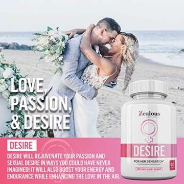 Desire Female Libido Booster for Women - #1 RATED Female Enhancement Pills for Women - Increase Pass...