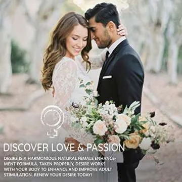 Desire Female Libido Booster for Women - #1 RATED Female Enhancement Pills for Women - Increase Passion, Excitement, & Heighten Sensitivity - Relieve Stress, Reduce Dryness & Improve Energy (1 Pack)