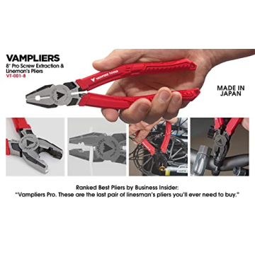 VAMPLIERS 8" Heavy Duty Stripped Screw Extractor Pliers