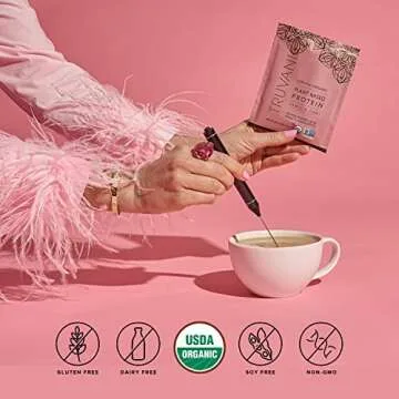 Truvani Vegan Pea Protein Powder | Vanilla Chai | 20g Organic Plant Based Protein | 10 Travel Packets | Keto | Gluten & Dairy Free | Low Carb | No Added Sugar