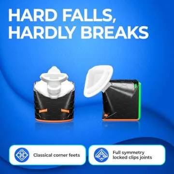 GAN 356 R S, 3x3 Speed Cube Gans 356RS Magic Cube Non-Magnetic (Stickerless)