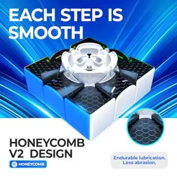 GAN 356 R S, 3x3 Speed Cube Gans 356RS Magic Cube Non-Magnetic (Stickerless)