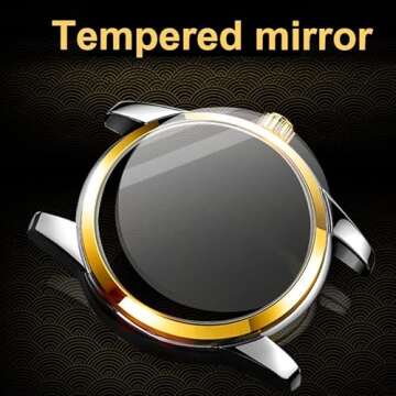 Weicam Men's Luxury Gold Dragon Carved Dial Diamond Automatic Skeleton Mechanical Watch Casual Waterproof Stainless Steel Band Quartz Sport Wristwatch (Black)