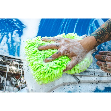 Premium Chenille Microfiber Wash Mitts for Cars