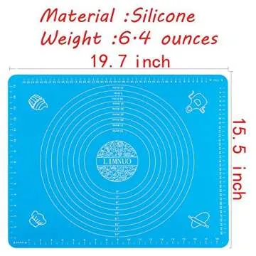LIMNUO Extra Thick Non-Stick Silicone Baking Mat