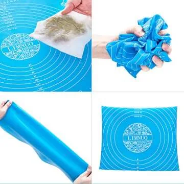 LIMNUO Extra Thick Non-Stick Silicone Baking Mat