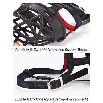 Mayerzon Dog Muzzle for Breathable Comfort and Safety