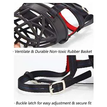 Mayerzon Dog Muzzle for Breathable Comfort and Safety