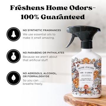 Home Pourri Odor Freshener Spray - Grapefruit Lychee Vanilla