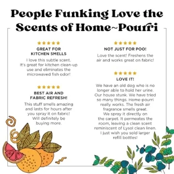 Home Pourri Odor Freshener Spray - Grapefruit Lychee Vanilla