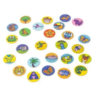 Melissa & Doug Sticker Wow 300+ Refill Stickers for Sticker Stamper Arts and Crafts Fidget Toy Collectibles - Tiger Safari Theme, Assorted (Stickers Only), Creative Play for Girls and Boys 3+