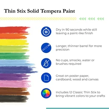 Thin Stix Paint Pens - Non-Toxic, Quick Drying & Vibrant