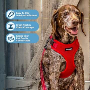 Voyager Step-in Lock Harness - All Weather Mesh Harness