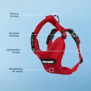 Voyager Step-in Lock Harness - All Weather Mesh Harness