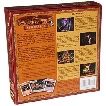 Slugfest Games: The Red Dragon Inn 6: Villains, Strategy Boxed Board Game, For 2 to 4 Players, 30 to...