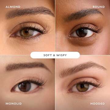 Velour-Xtensions™ Self-Stick Lash Clusters Kit, Self Adhesive Eyelashes, Includes 12 Eyelash Clusters & Applicator, Comfortable & Lightweight Lash Extensions (Soft & Wispy)