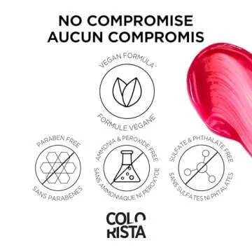 L’Oréal Paris Colorista Semi Permanent Hair Color for Bleached or Blonde Hair, Color Depositing Hair Mask Formula, Hot Pink