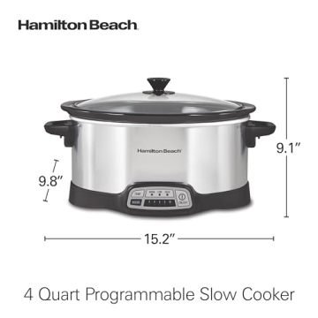 Hamilton Beach Programmable Slow Cooker - 4 Quart