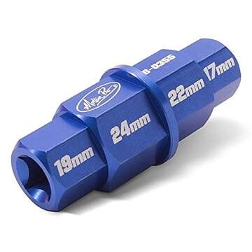 Motion Pro 08-0355 T6 Superlight Hex Axle Tool 17,19,22,24 mm