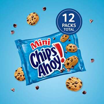 CHIPS AHOY! Mini Chocolate Chip Cookies, 12 - 1 oz Packs