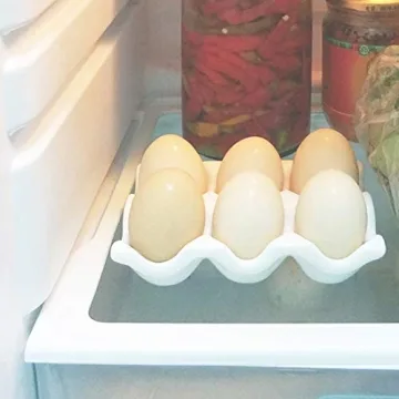 Bealuffe Ceramic Egg Holder for Kitchen Countertop & Fridge