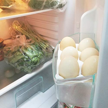 Bealuffe Ceramic Egg Holder for Kitchen Countertop & Fridge