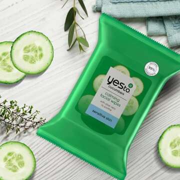 Yes To Cucumber Makeup Remover Wipes 30 Count Pack
